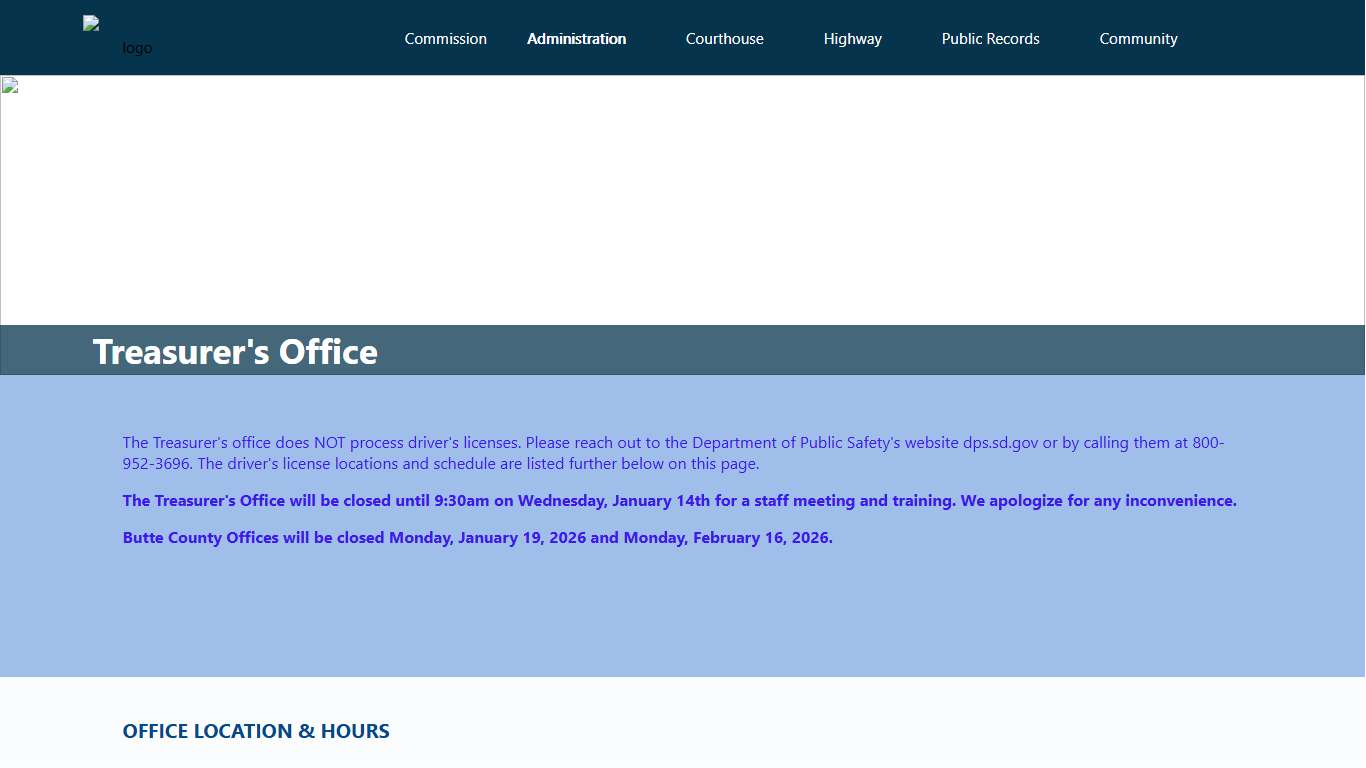 Butte County - Treasurer's Office